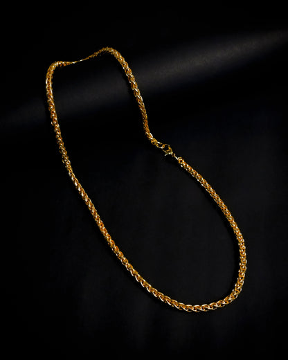 Premium Artificial Gold Rope Chain Necklace for Men – Stylish & Durable Fashion Jewelry