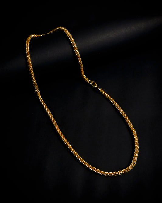 Premium Artificial Gold Rope Chain Necklace for Men – Stylish & Durable Fashion Jewelry