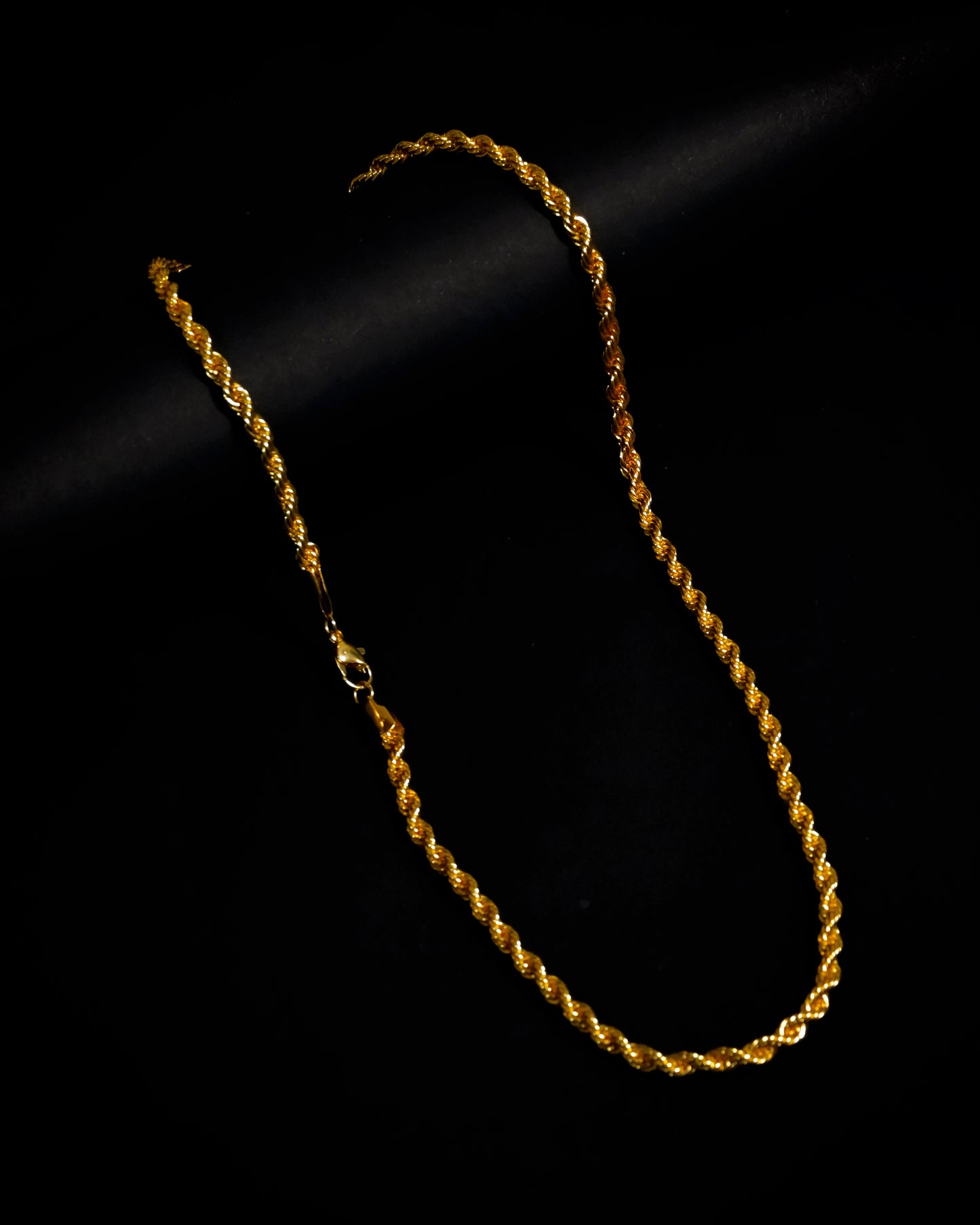 Classic Artificial Gold Rope Chain Necklace for Men – Elegant, Durable Fashion Jewelry