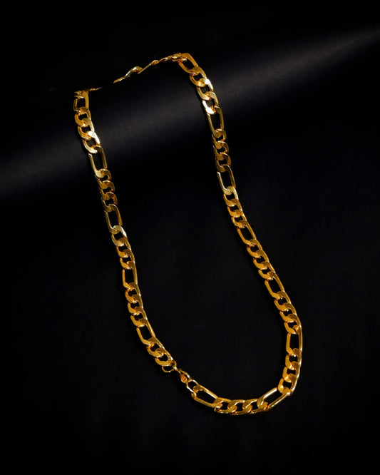Bold Artificial Gold Cuban Curb Chain Necklace for Men – Trendy & Durable Fashion Accessory